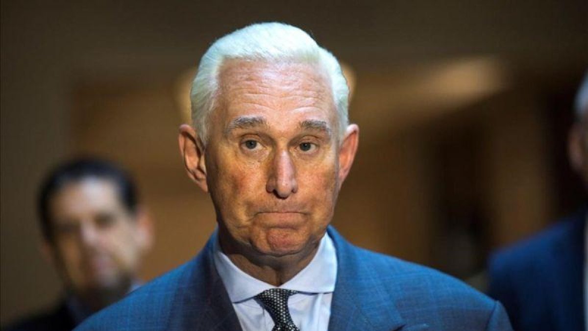 Roger Stone  excolaborador del presidente estadounidense  Donald Trump.