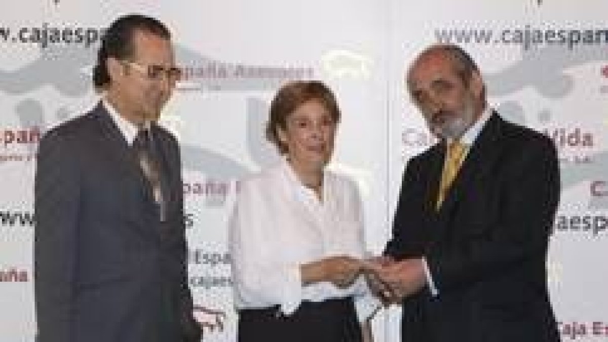 Miguel Ángel Álvarez, Carmen Carlón y Santos Llamas