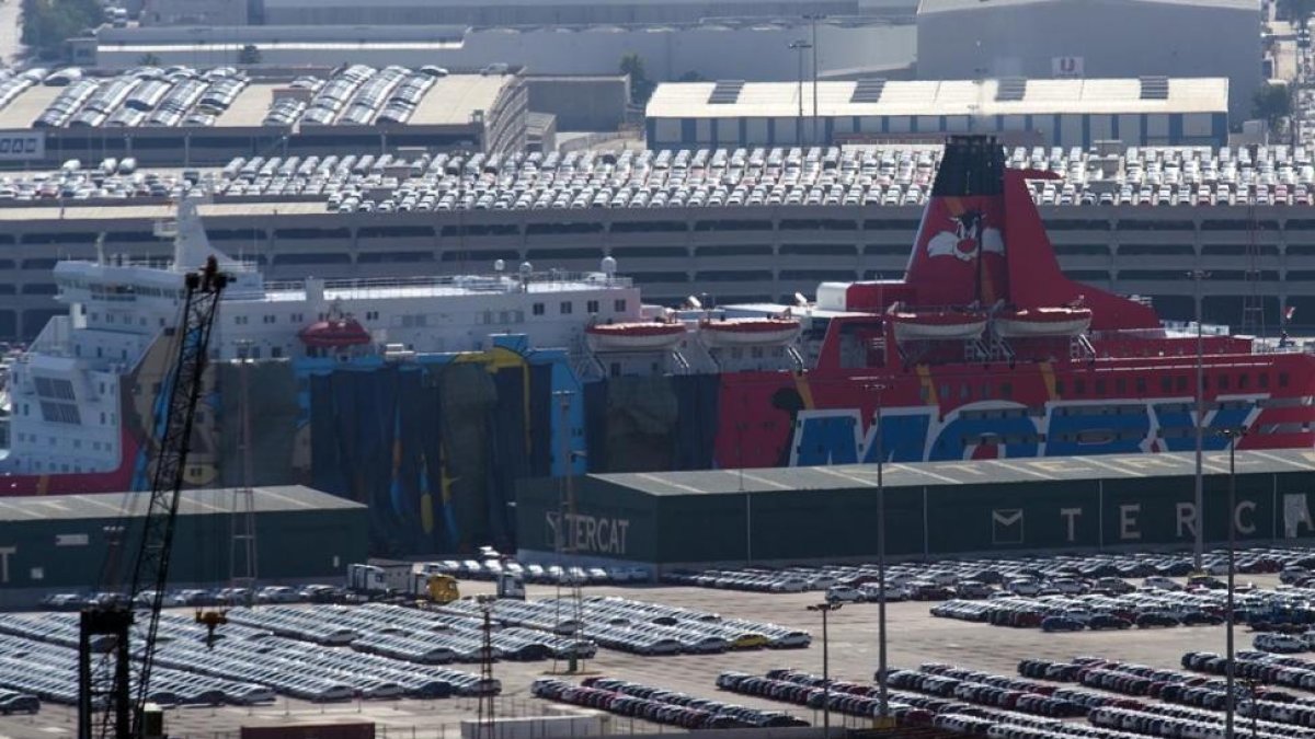 Interior cubre con lonas los dibujos de Piolín en los barcos del puerto