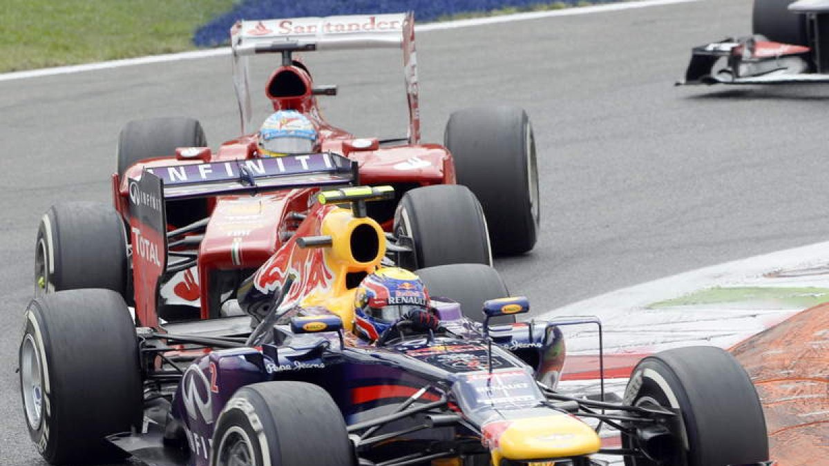 Vettel lideró la carrera de principio a fin. Alonso lo intentó pero sólo pudo acabar a su estela.