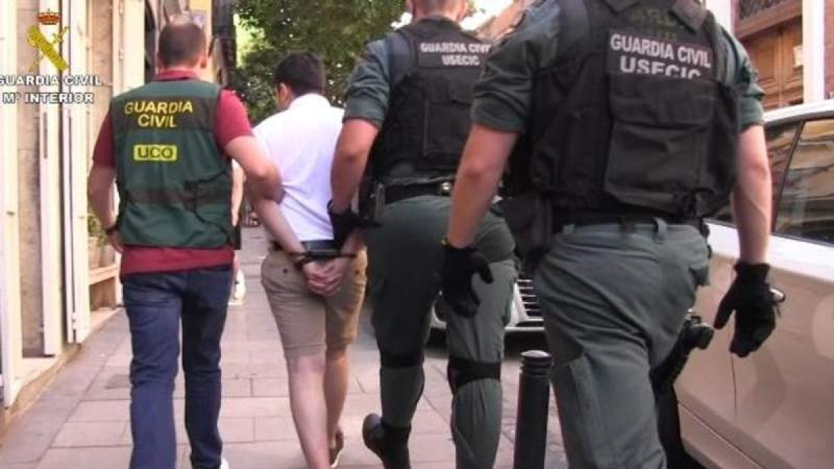 El joven detenido por la Guardia Civil en el verano de hace dos años. DL