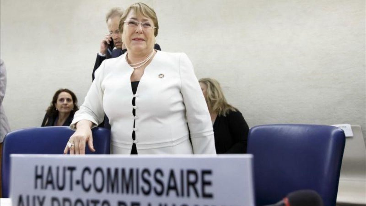 Michelle Bachelet, la nueva alta comisionada del Consejo de Derechos Humanos de las Naciones Unidas.