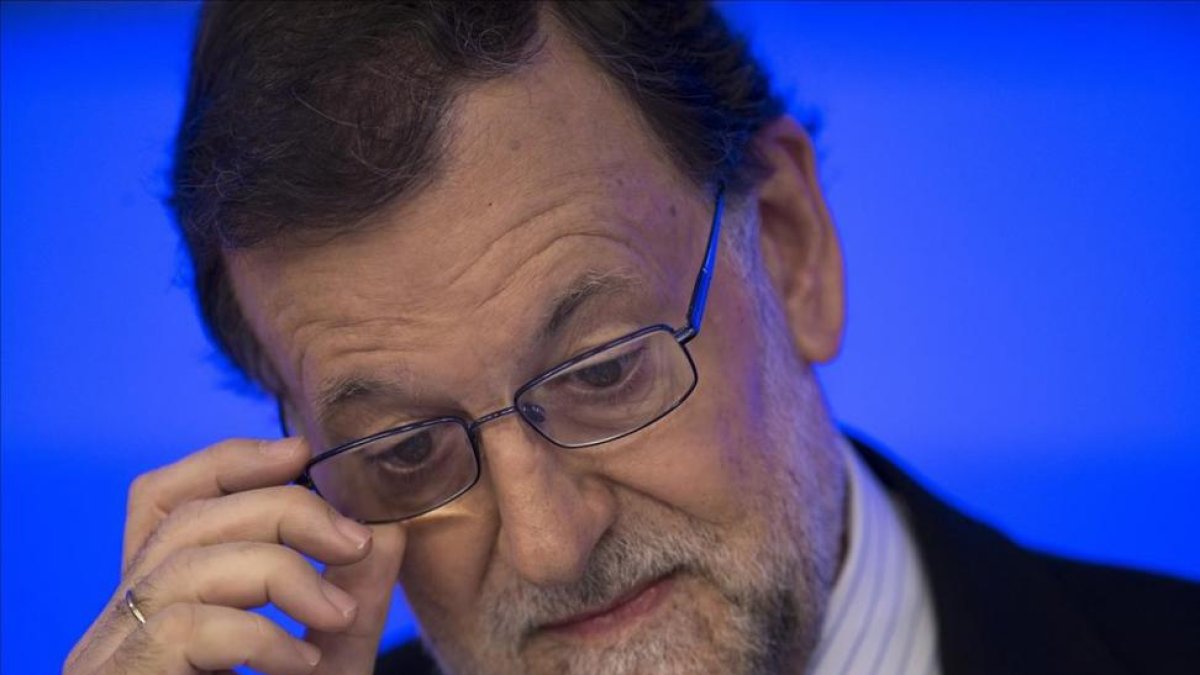 El presidente en funciones y líder del PP, Mairiano Rajoy, en una de sus comparecencias recientes tras el 26-J