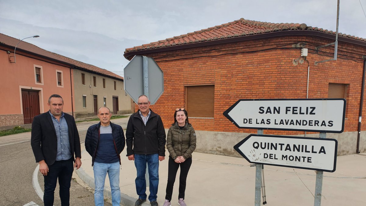 La institución provincial ha adjudicado el ensanche y mejora de la vía LE-5418 entre Palazuelo de Órbigo y Quintanilla del Monte. DIPUTACIÓN DE LEÓN