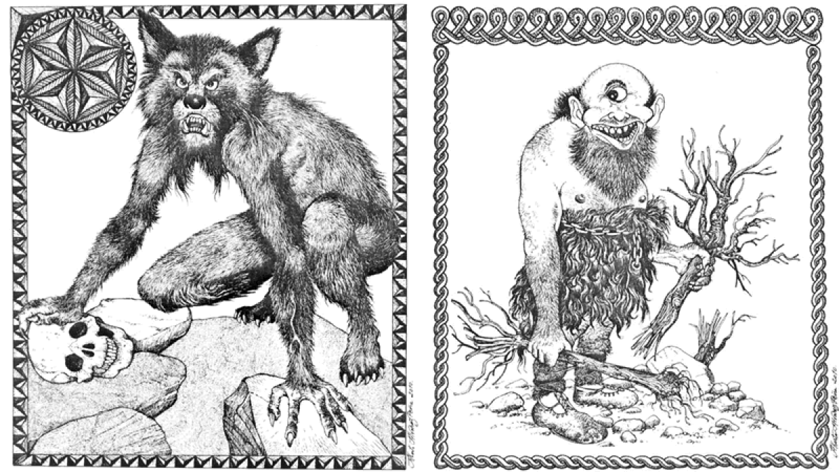 El hombre lobo y los cíclopes o gigantes son dos de los personajes de las leyendas tradicionales de la provincia.