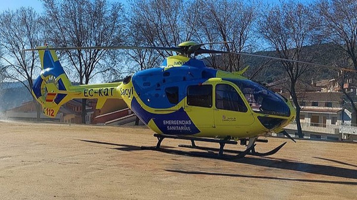 Helicóptero de Emergencias Sanitarias. 112