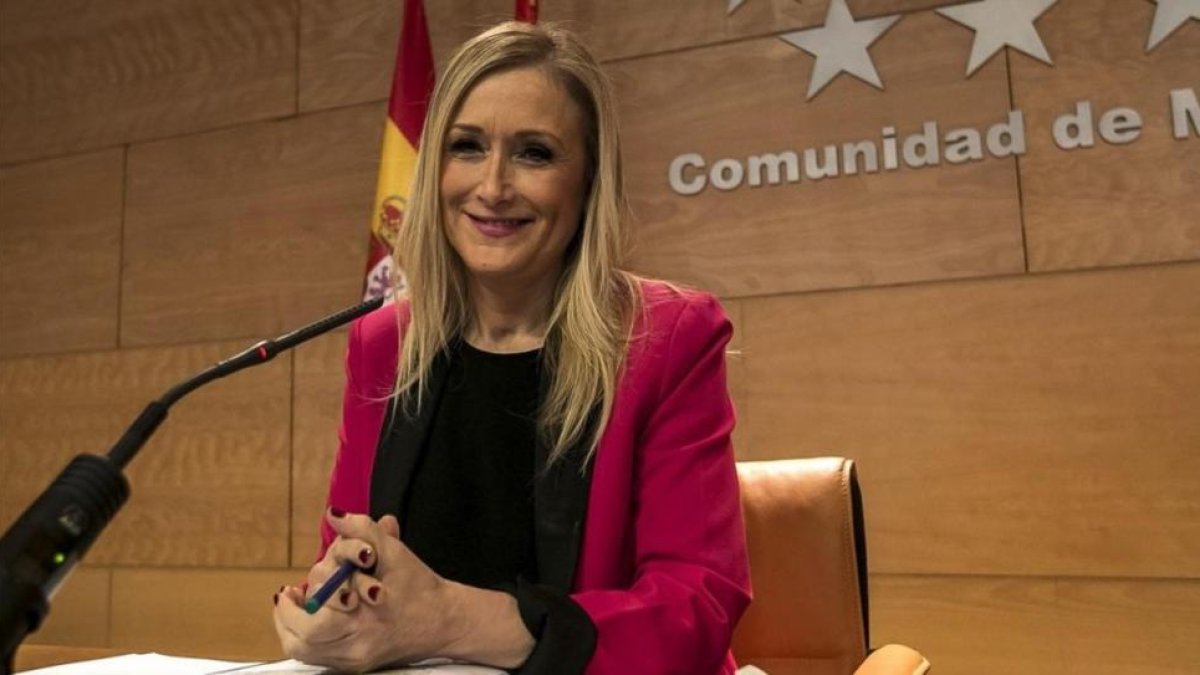 Cristina Cifuentes, presidenta de la Comunidad de Madrid.