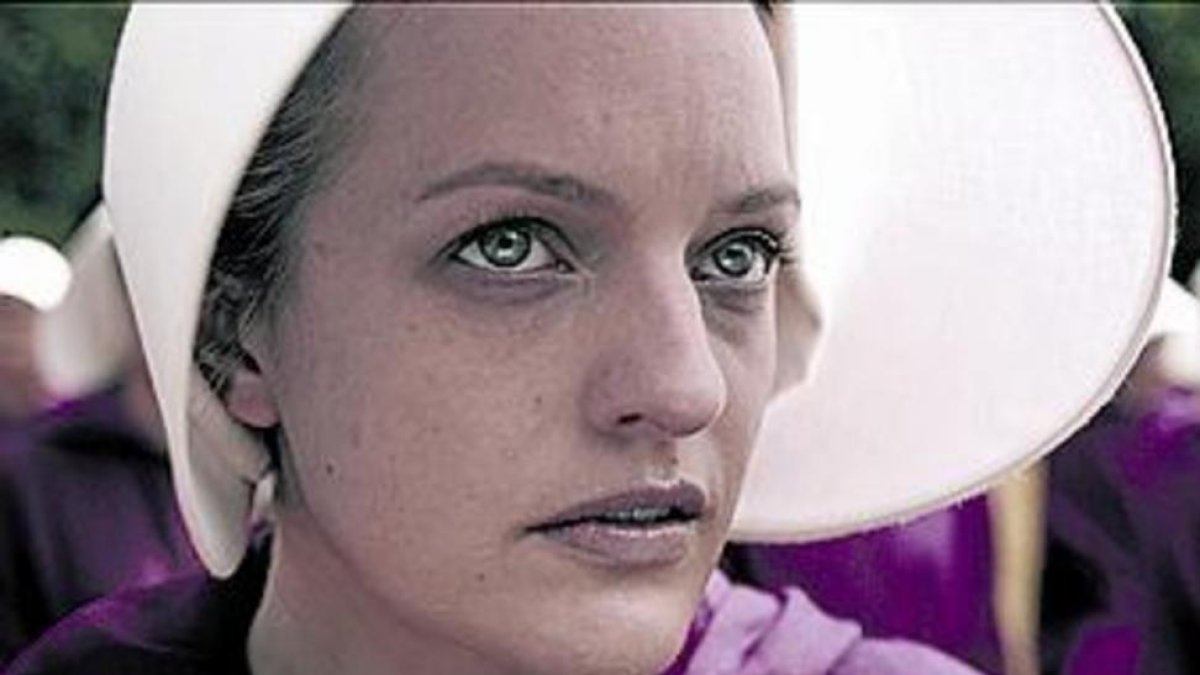 Elisabeth Moss, protagonista de Handmaids Tale, de Hulu.