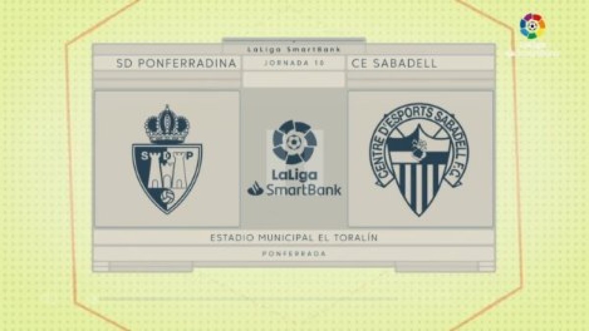 VIDEO: Resumen Goles - Ponferradina - Sabadell - Jornada 10 - La Liga SmartBank