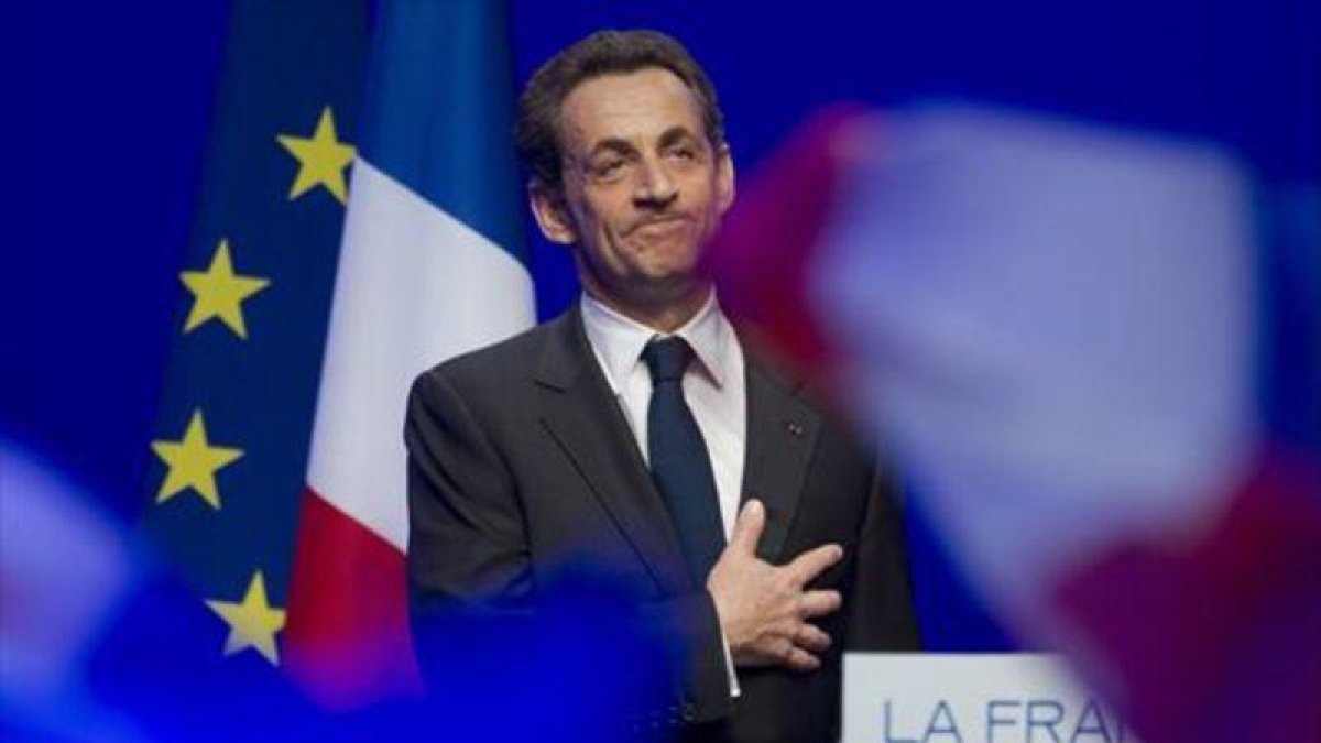 Sarkozy, en las pasadas presidenciales francesas, el 6 de mayo del 2012.