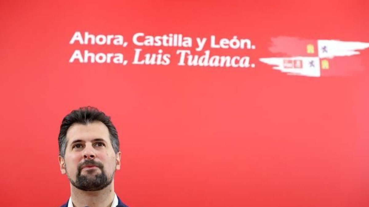 El secretario general del PSOE de Castilla y León, Luis Tudanca.