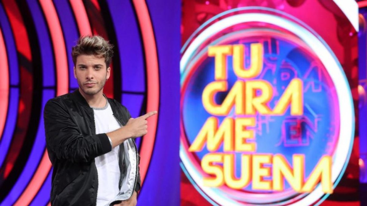 El cantante Blas Cantó, en 'Tu cara me suena' (Antena 3).