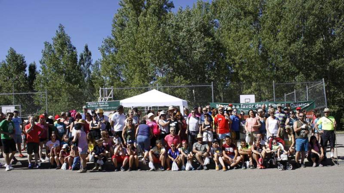 Los vecinos de Cifuentes prepararon el avituallamiento. CAMPOS