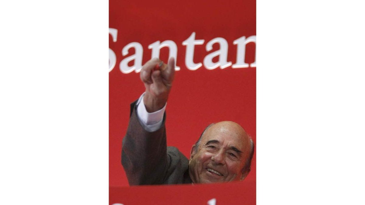 El presidente del Banco Santander, Emilio Botín.