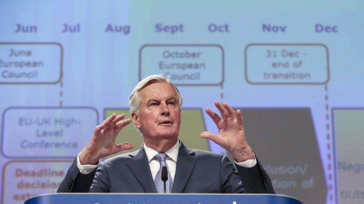El negociador comunitario para la relación con el Reino Unido, Michel Barnier.
