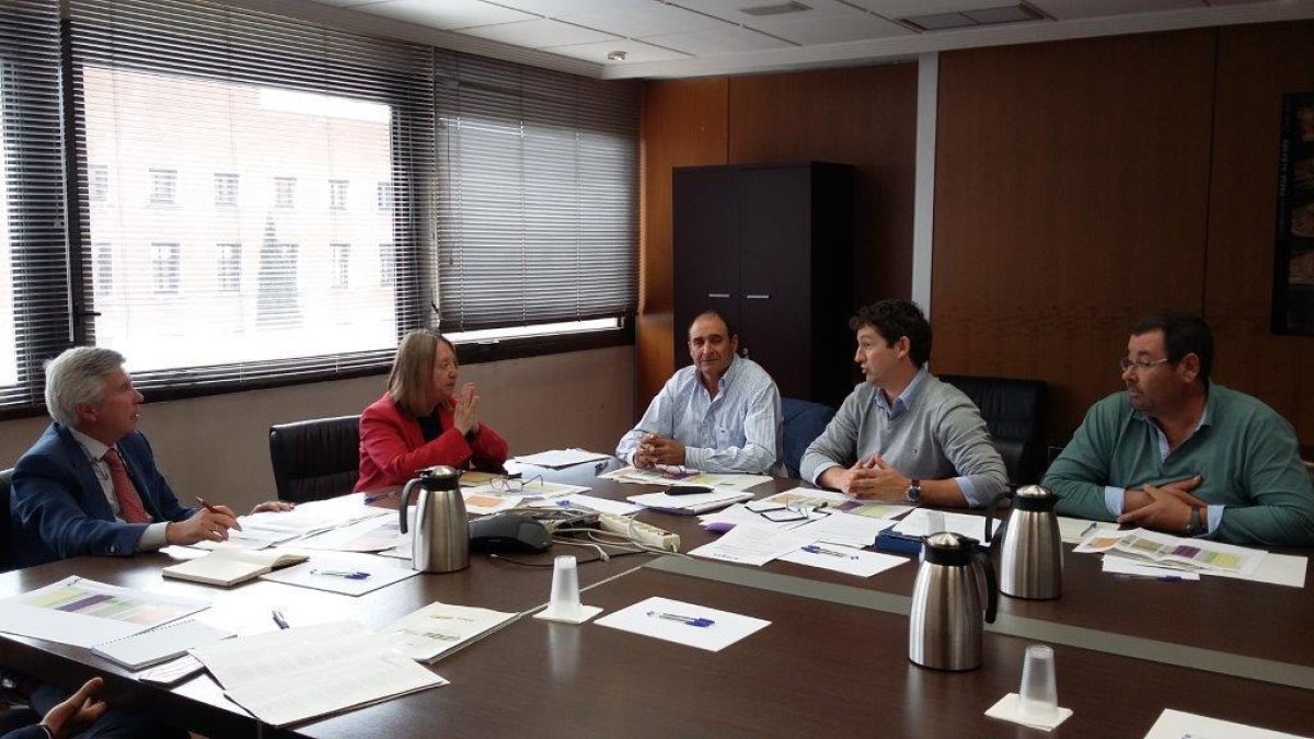 Un momento de la reunión celebrada esta mañana en Madrid