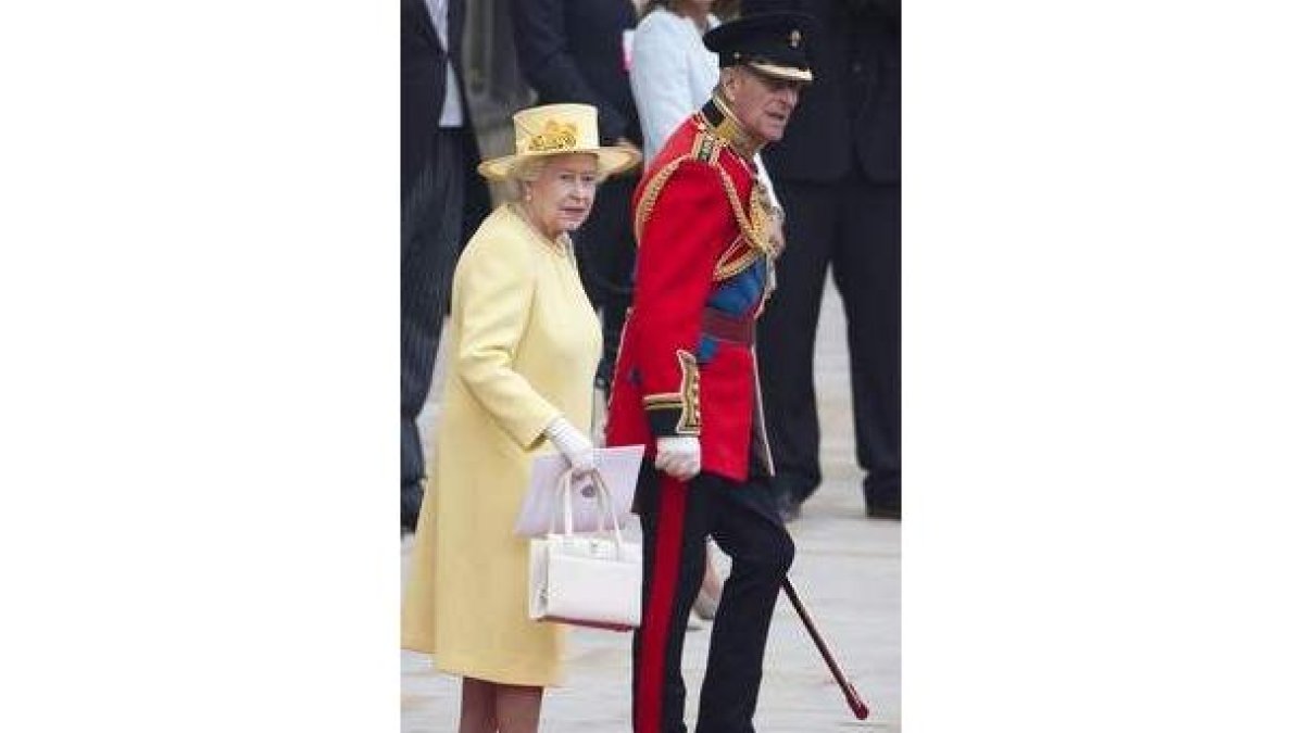 La reina Isabel y su esposo, el duque de Edimburgo.