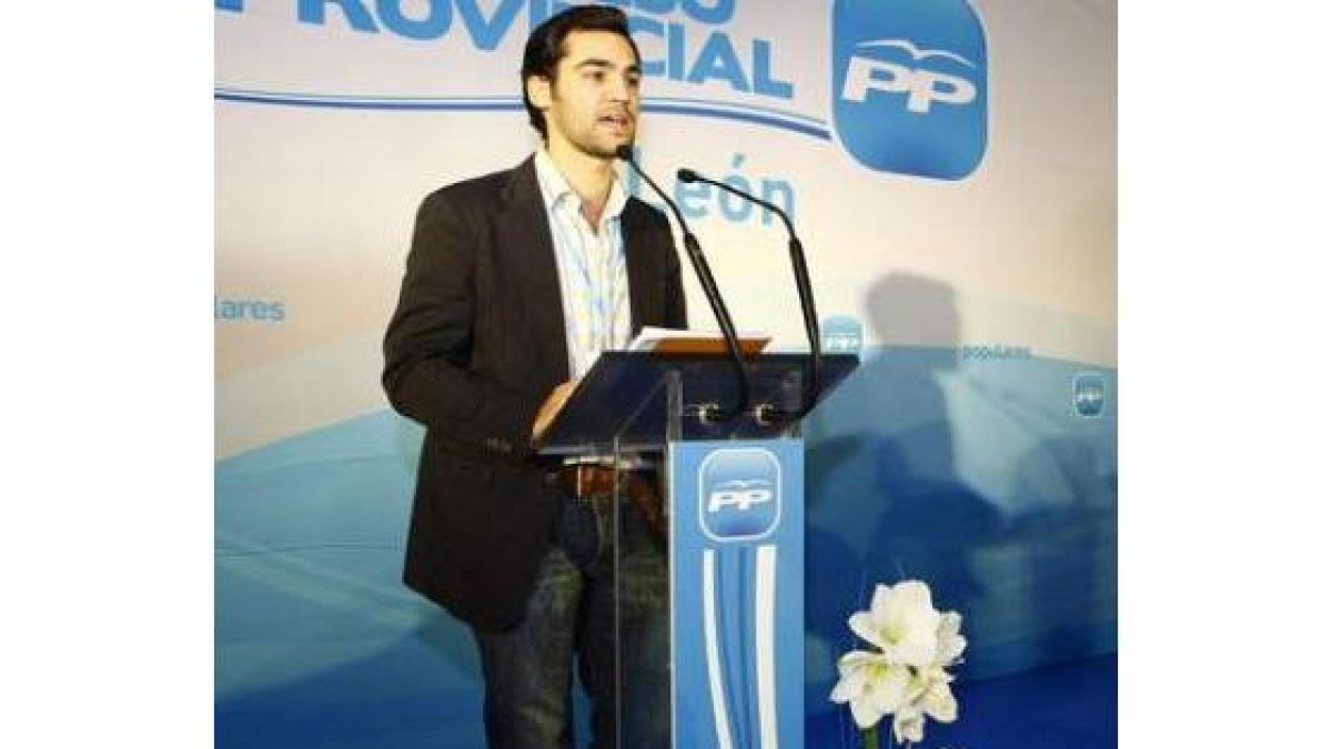 David Fernández, presidente de Nuevas Generaciones.