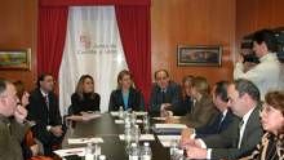 Un momento de la reunión del Consejo Provincial de Personas con Discapacidad celebrado en Palencia