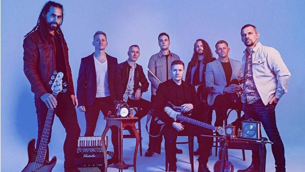 Los integrantes de la banda escocesa Skerryvore. FACEBOOK