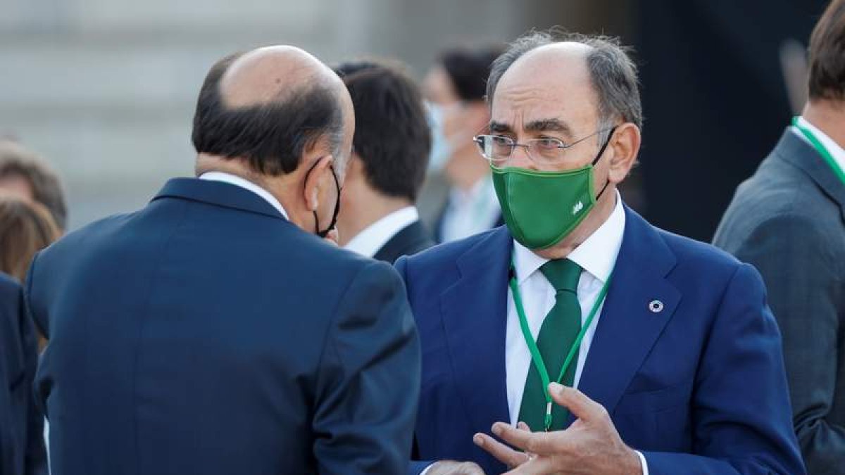 El presidente de Iberdrola. Ignacio Galán, asegura que han hecho un esfuerzo inversor sin precedentes. E. NARANJO