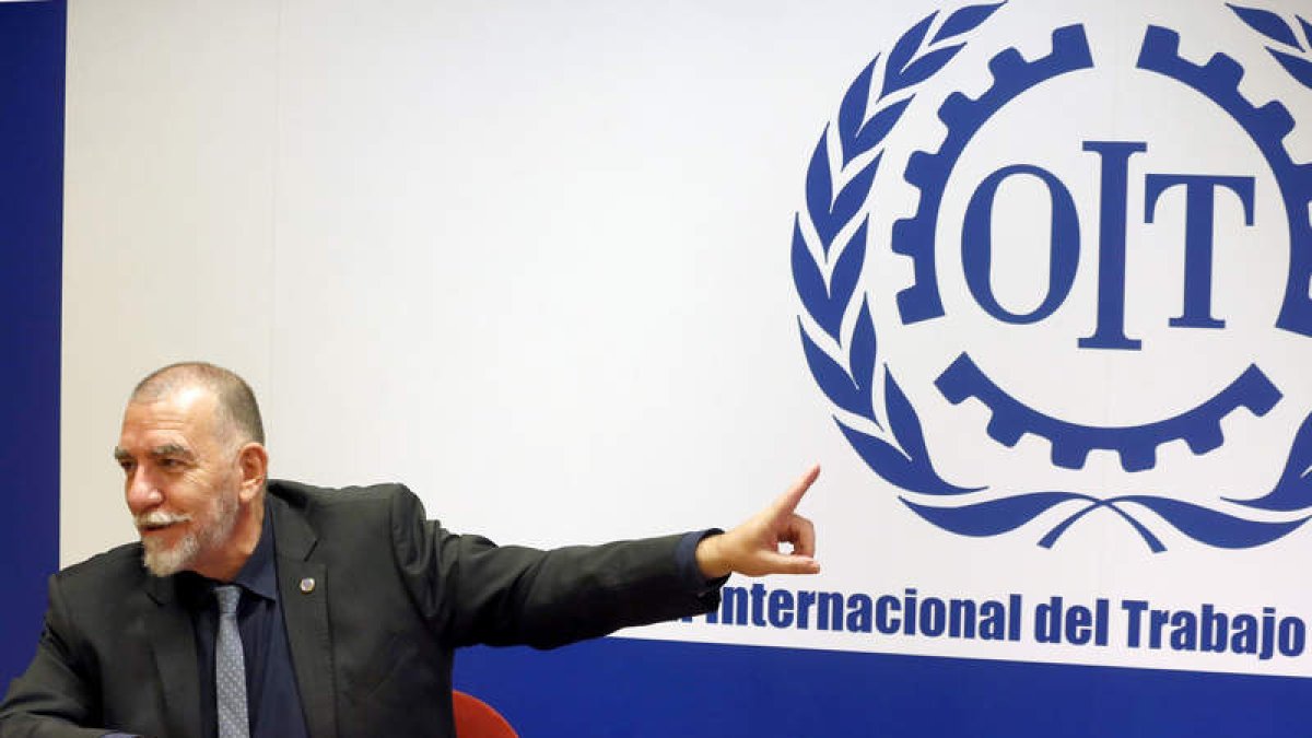 El director de la Organización Internacional del Trabajo para España, Joaquín Nieto. J. J. GUILLÉN
