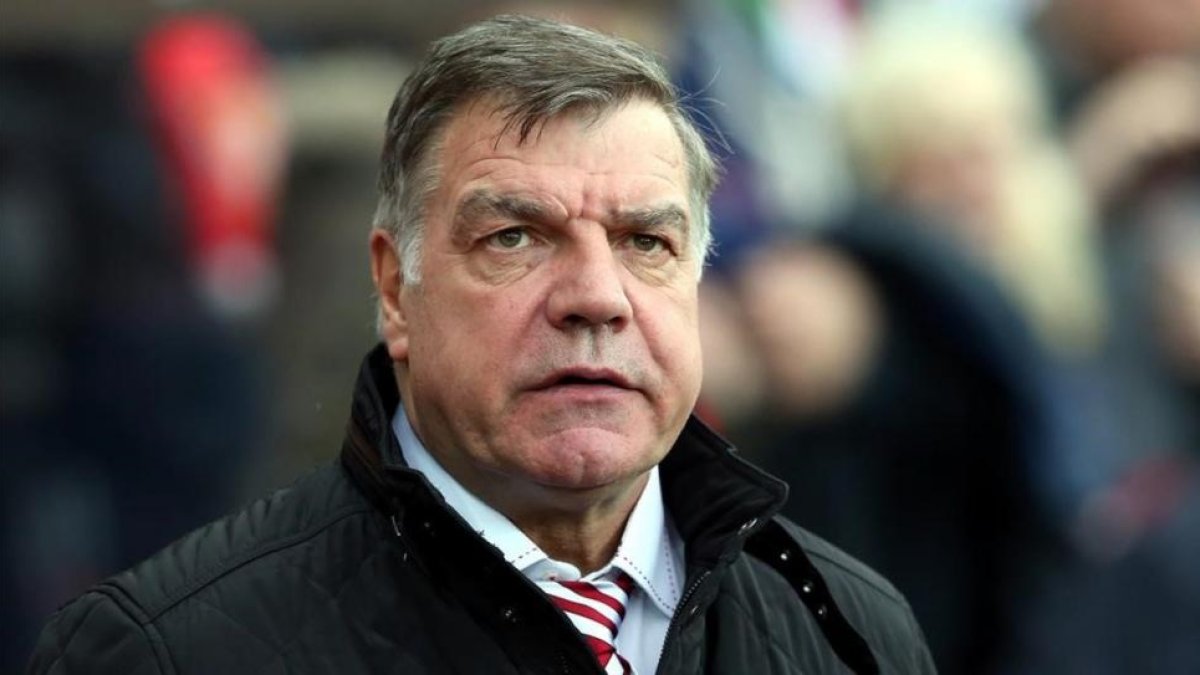 Sam Allardyce, de 61 años, durante un partido del Sunderland.