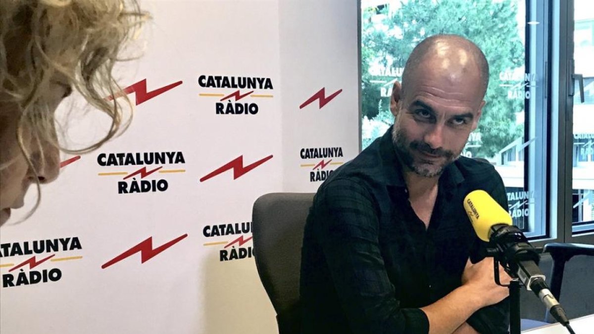 Pep Guardiola, entrevistado por Mònica Terribas en Catalunya Ràdio.