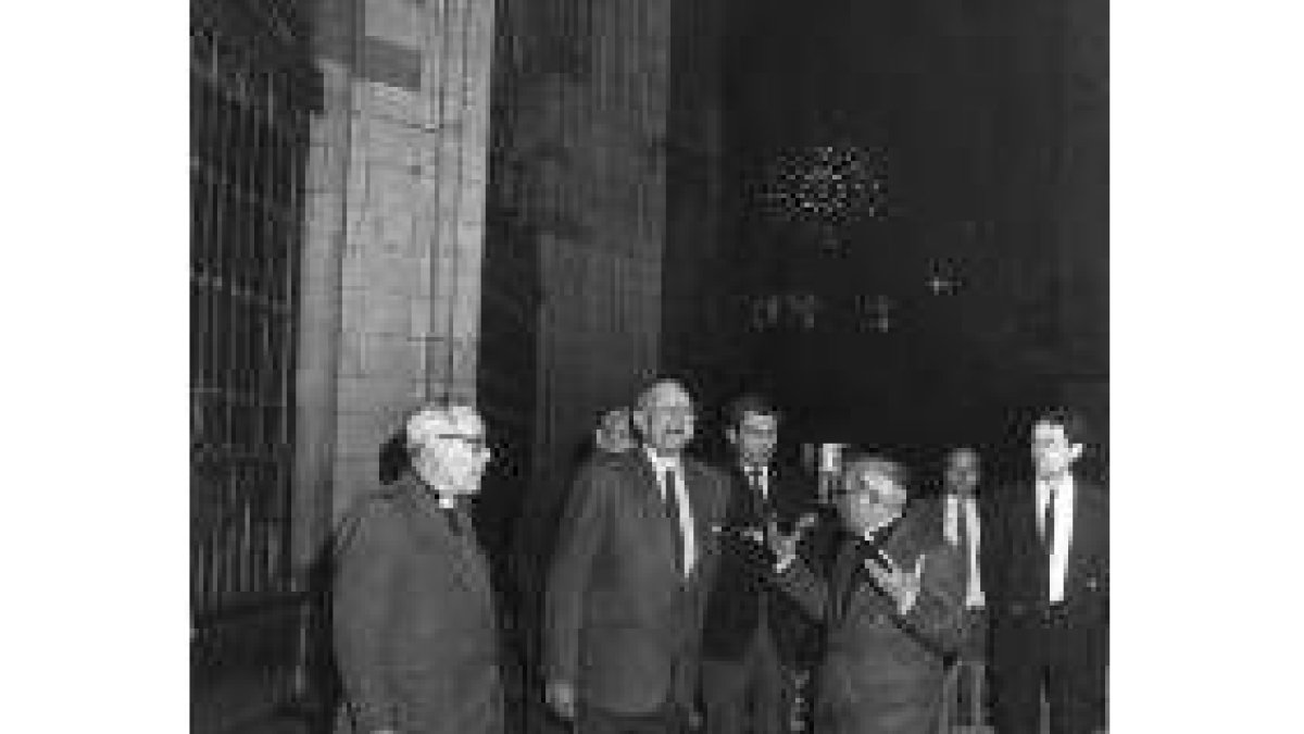 El conde de Barcelona en la Catedral en 1988