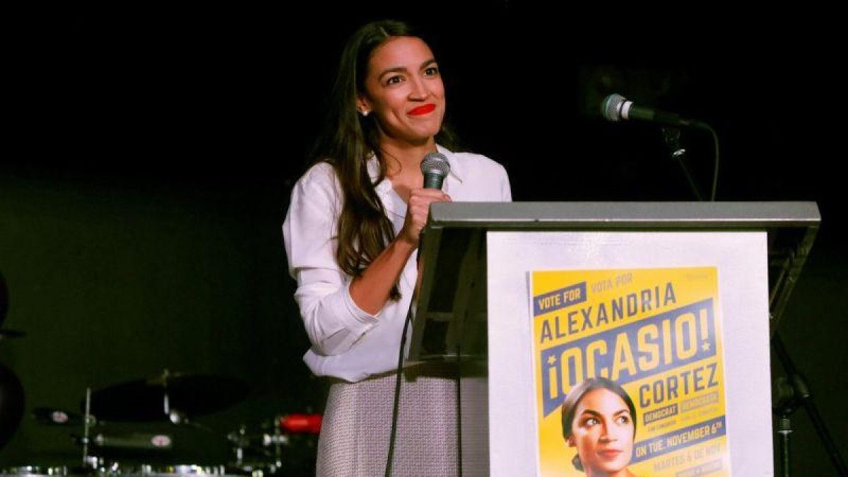 Alexandria Ocasio-Cortez.