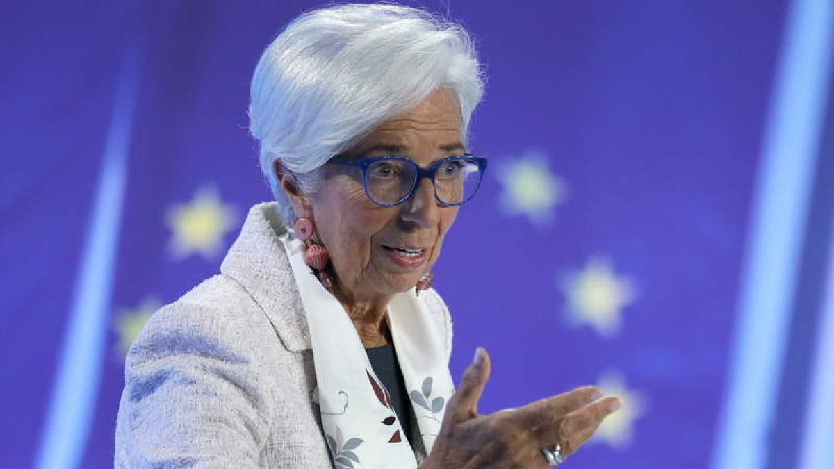 La presidenta del BCE, Christine Lagarde. RONALD WITTEK