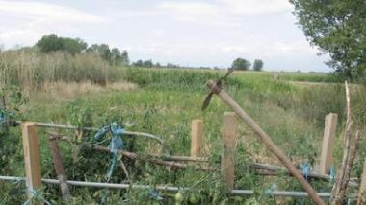 Paraje en el que fue violada una de las víctimas en el año 2007 en Huerga de Frailes.