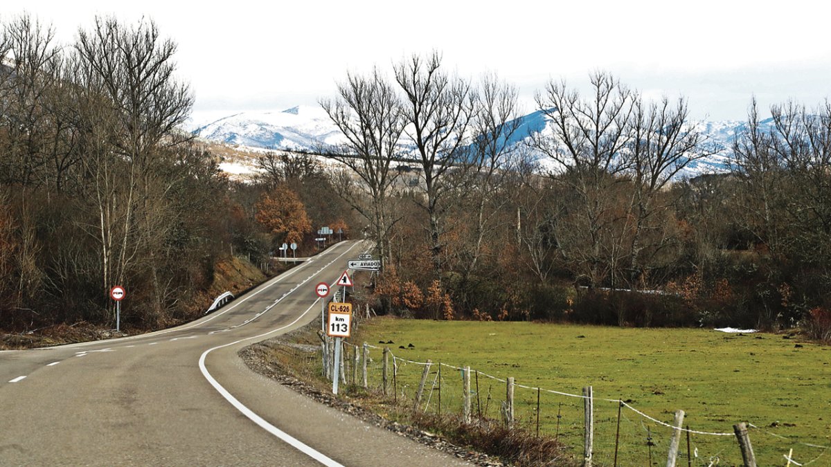 Imagen de la carretera en la que se produjeron los hechos. RAMIRO