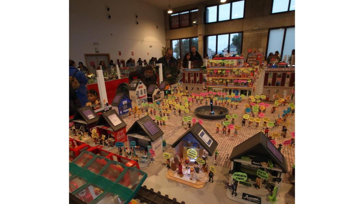 El belén de Playmobil, en Estación Arte. L. DE LA MATA