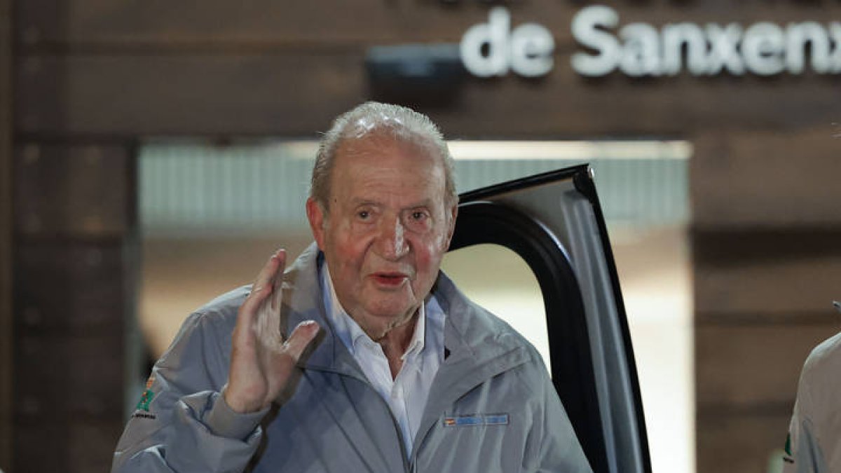 El rey emérito Juan Carlos. LAVANDEIRA JR