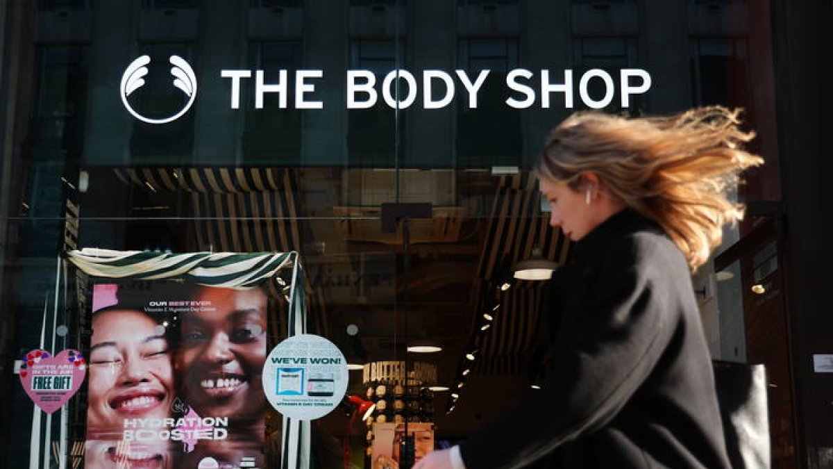 Tienda de Body Shop en Londres, donde está la propiedad de la firma.