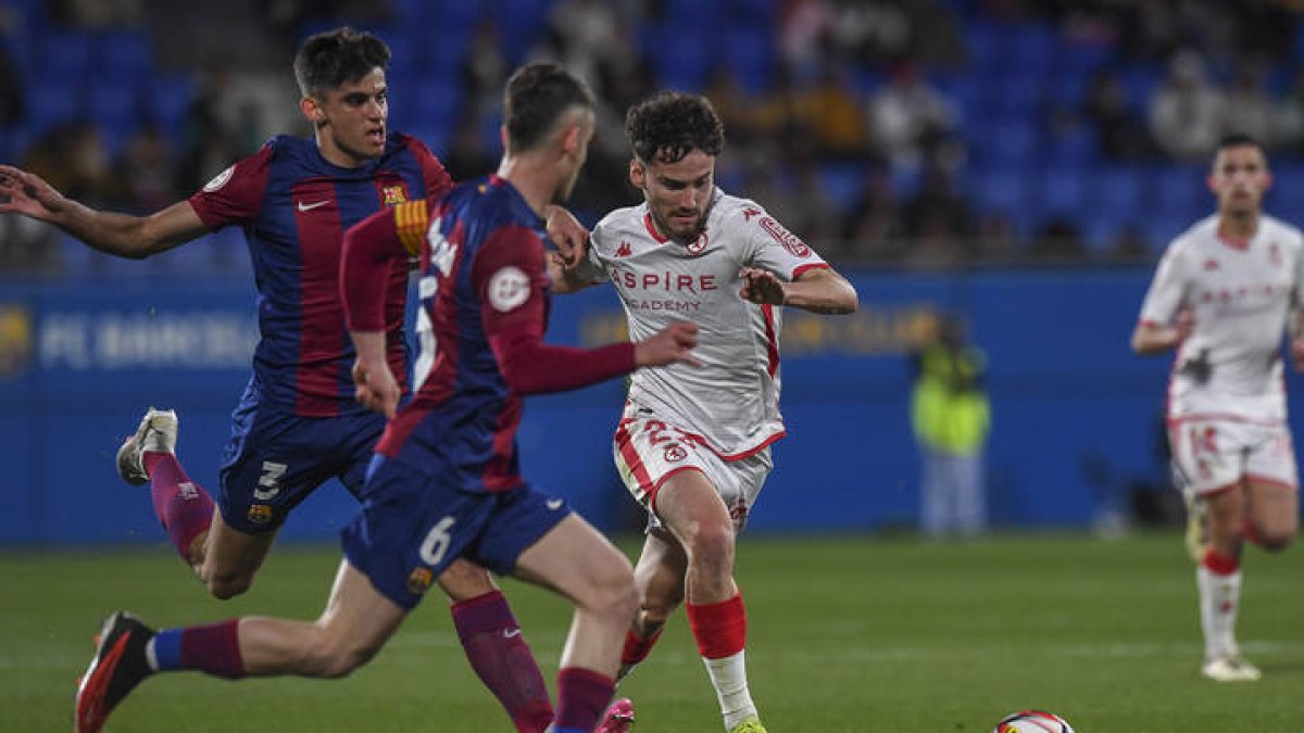 La Cultural sufrió un severo correctivo ante el Bacelona Atlètic en el Johan Cruyff.