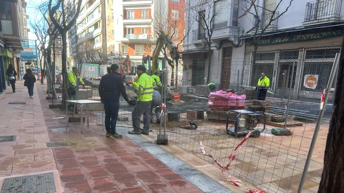 Obras en Ramiro Valbuena.