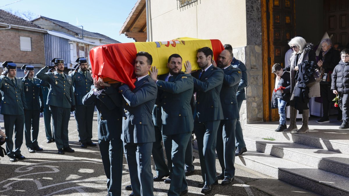 Funeral de David Pérez en Nogarejas