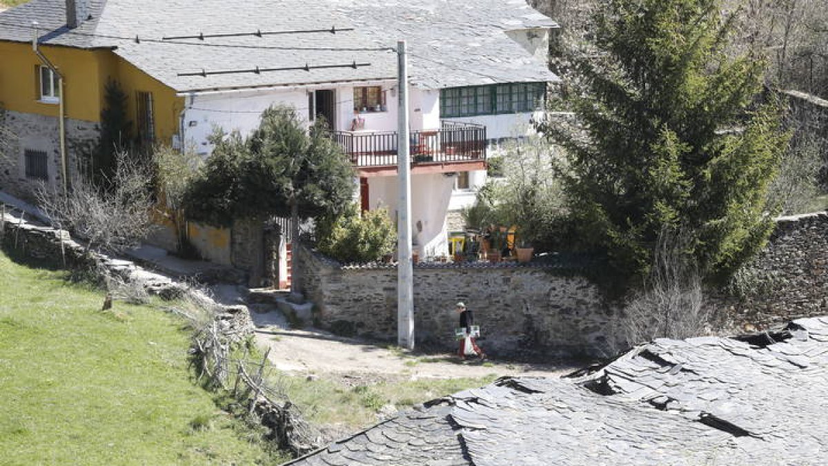 Vista de Villadepán, en Omaña.