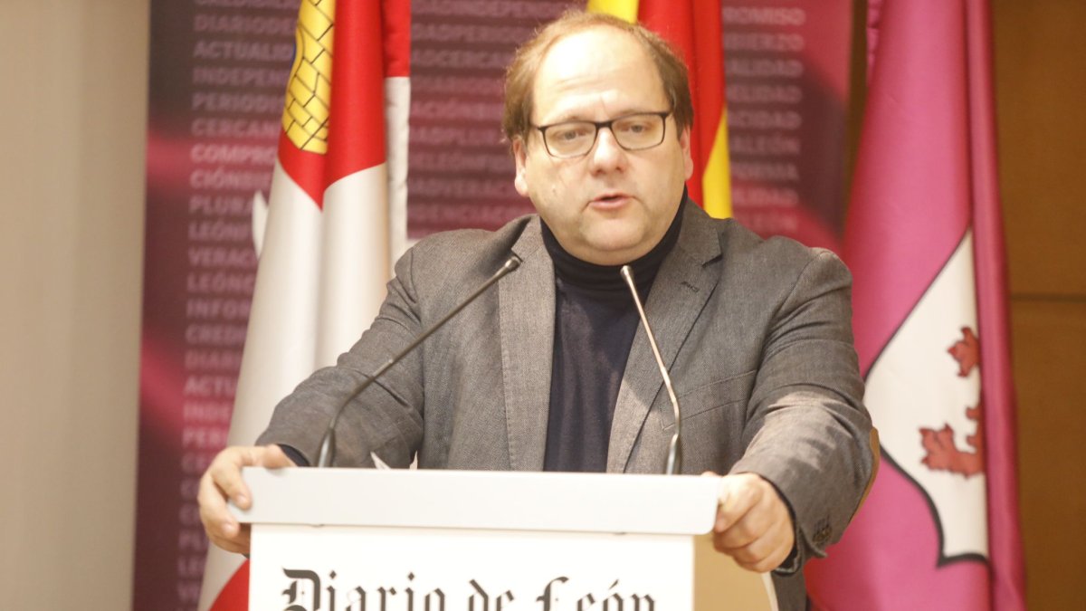 El alcalde de La Bañeza, Javier Carrera