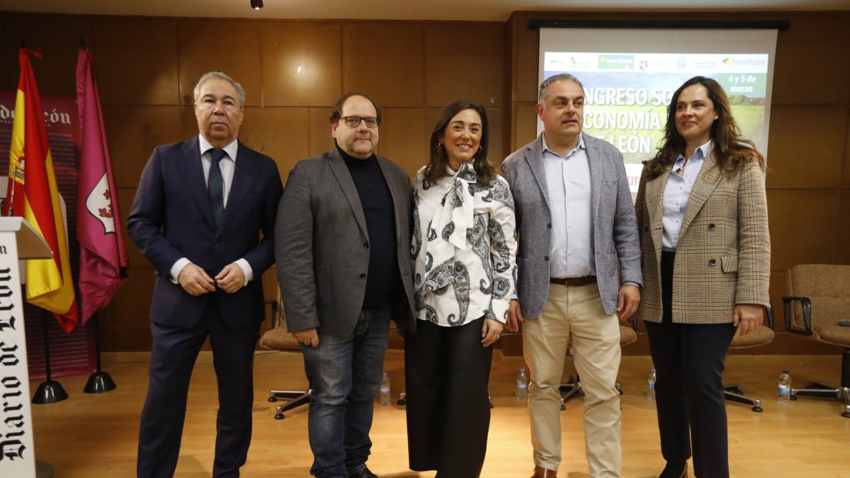 Joaquín S. Torné, Javier Carrera, María González Corral, José Luis Nieto y Adriana Ulibarri