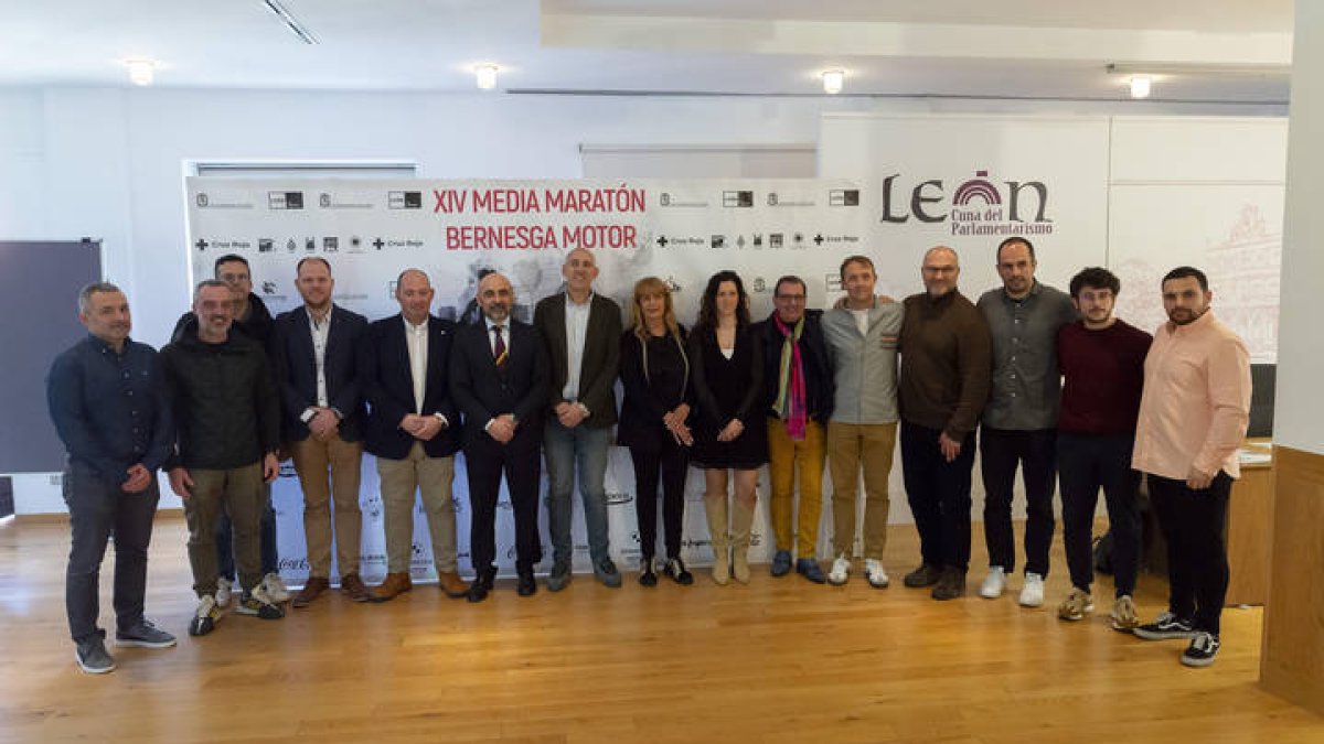 Presentación de la Media Maratón de León.