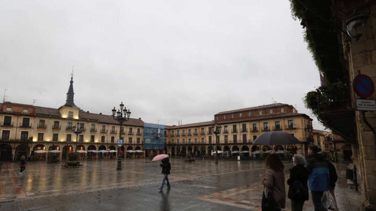 Plaza Mayor de León.