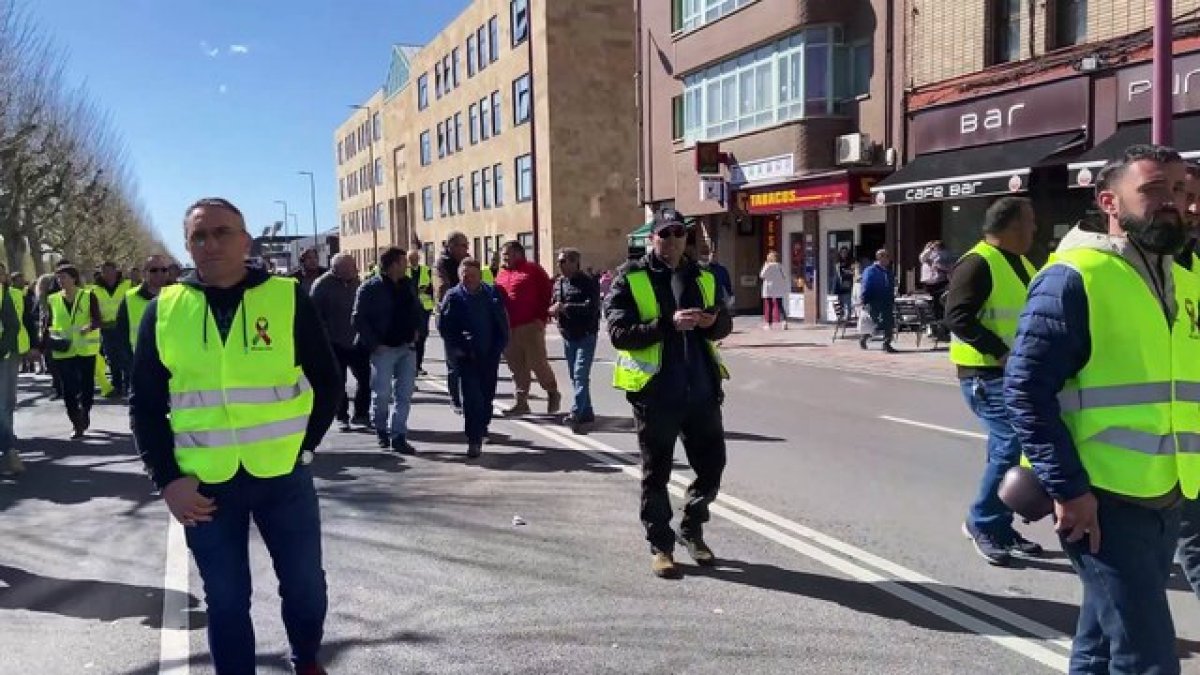 Cuarta tractorada en León