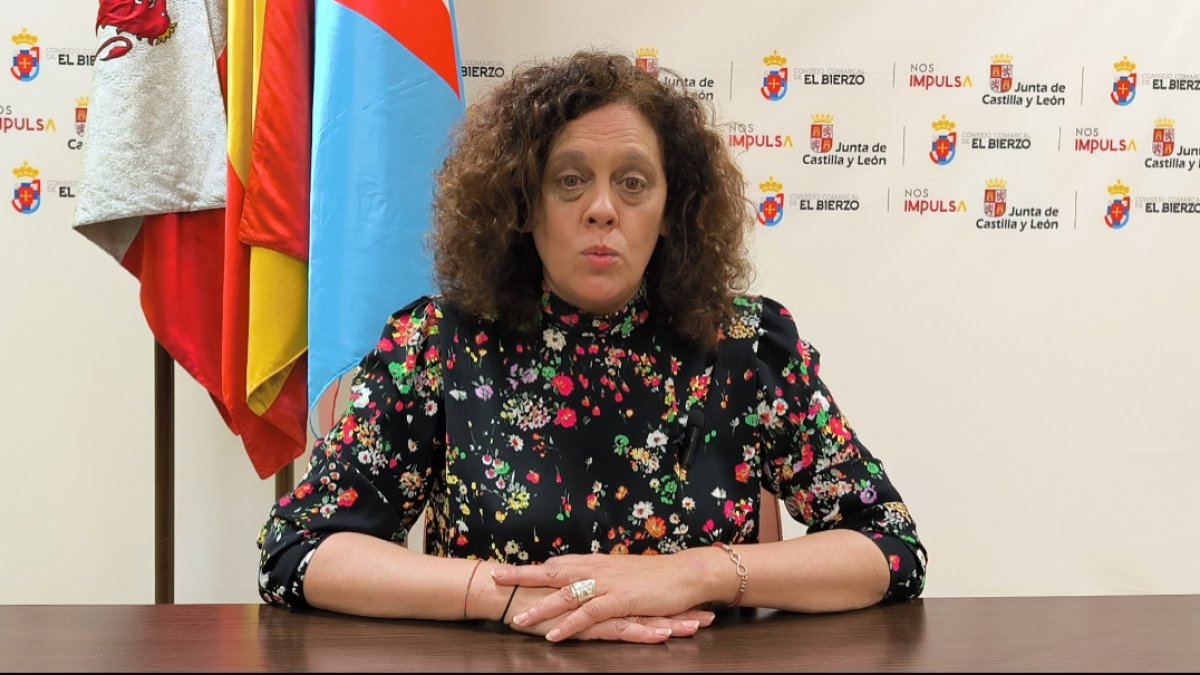 La consejera de Relaciones Institucionales del Consejo Comarcal de El Bierzo, Susana Folla.