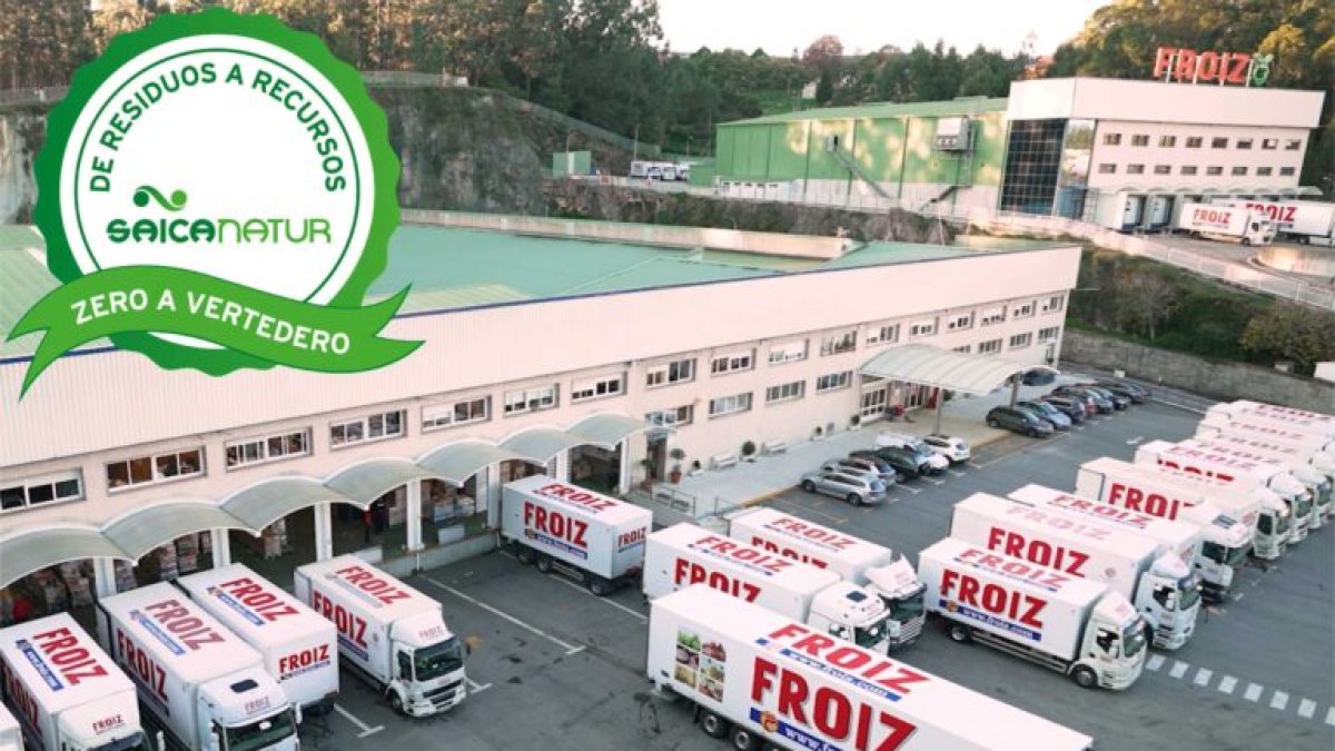 Camiones de los supermercados Froiz.