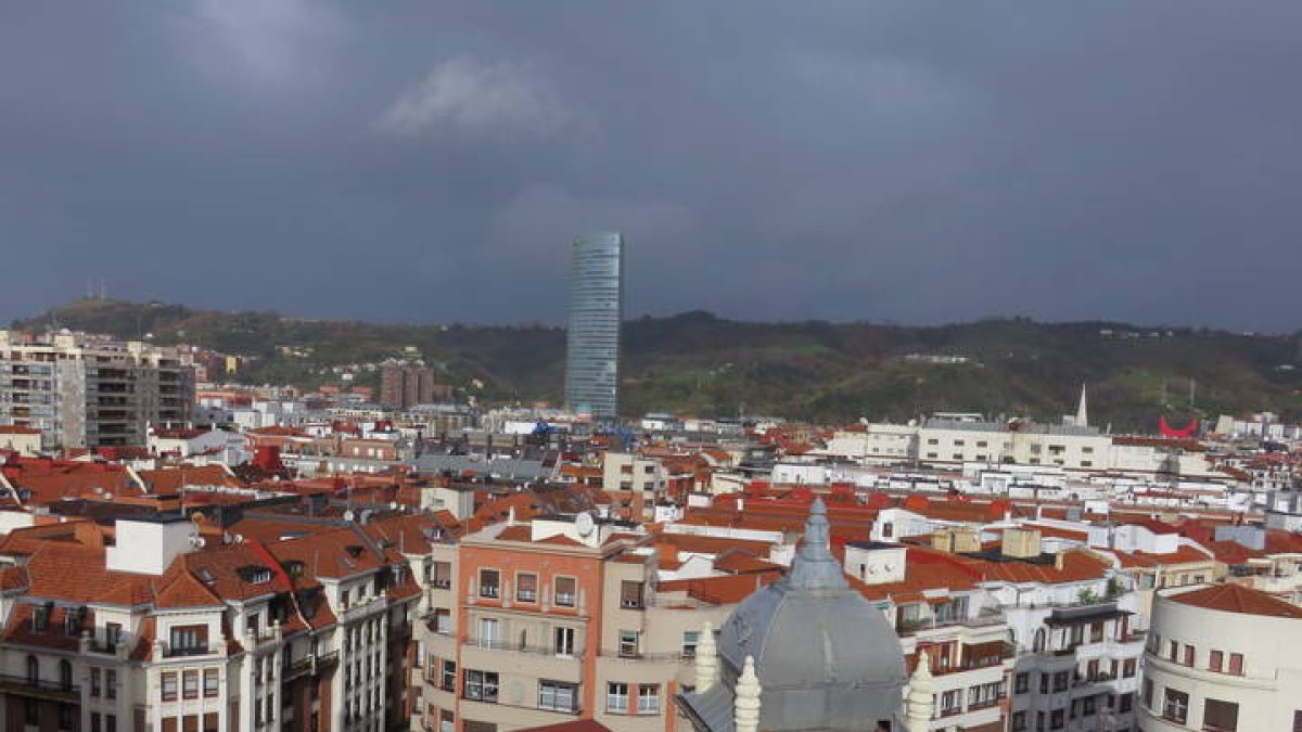 Vista de la ciudad de Bilbao.