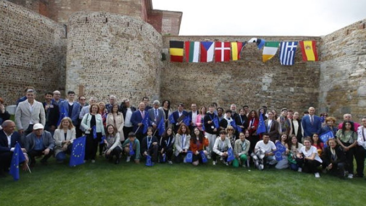 Celebración del Día de Europa en León el año pasado