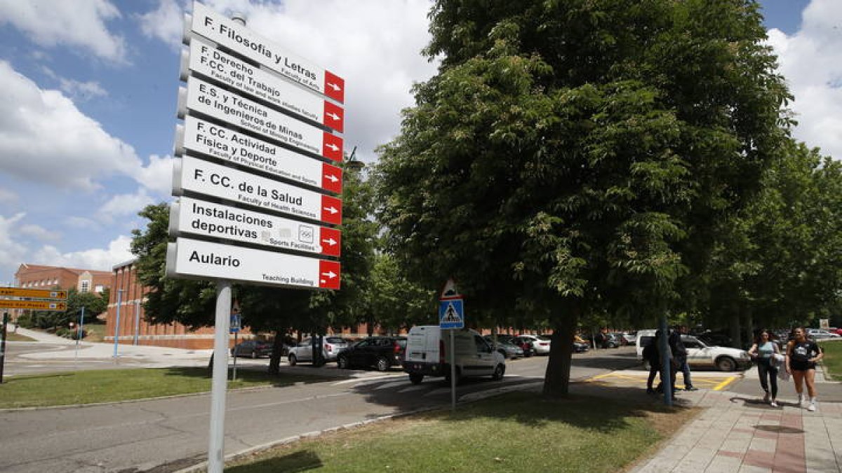 Campus de Vegazana de la universidad de León. Ramiro